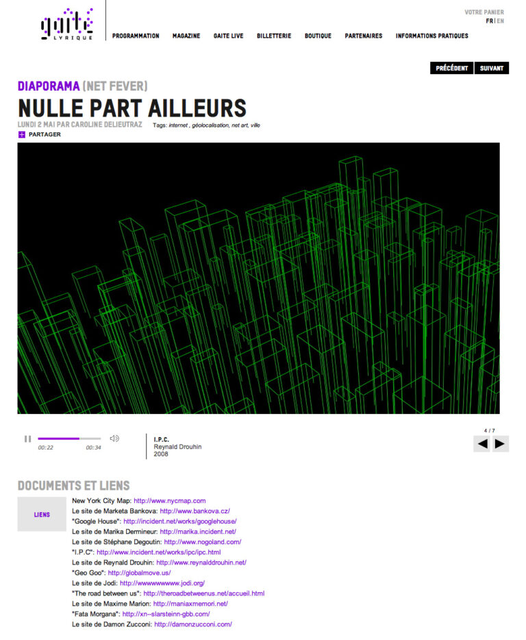 Nulle part ailleurs / Net Fever