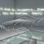 Kinetic sculpture at the BMW Museum (by ART+COM)