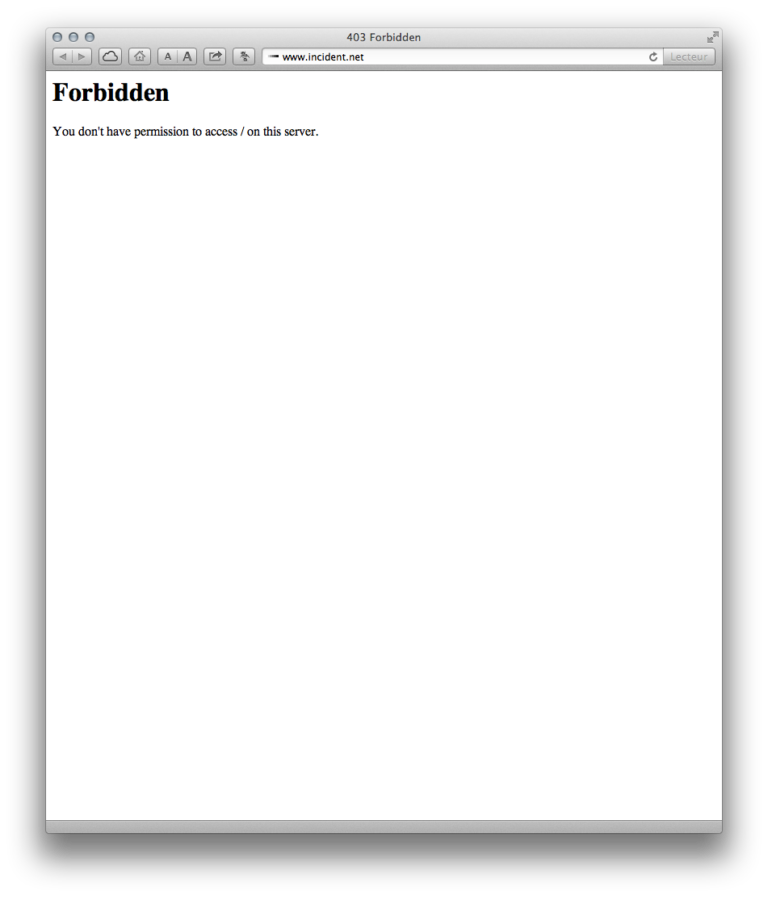 Forbidden