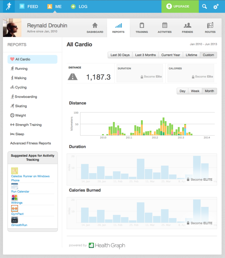 Interface RunKeeper