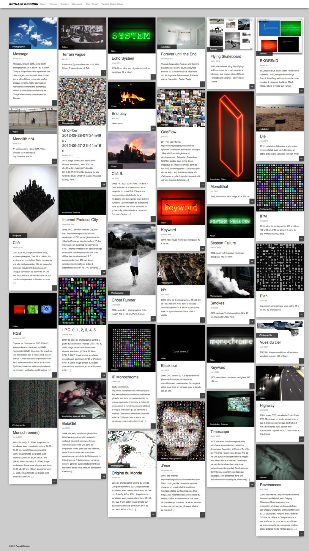Nouveau site portfolio RD