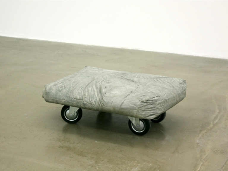 Concrete bag on Wheels